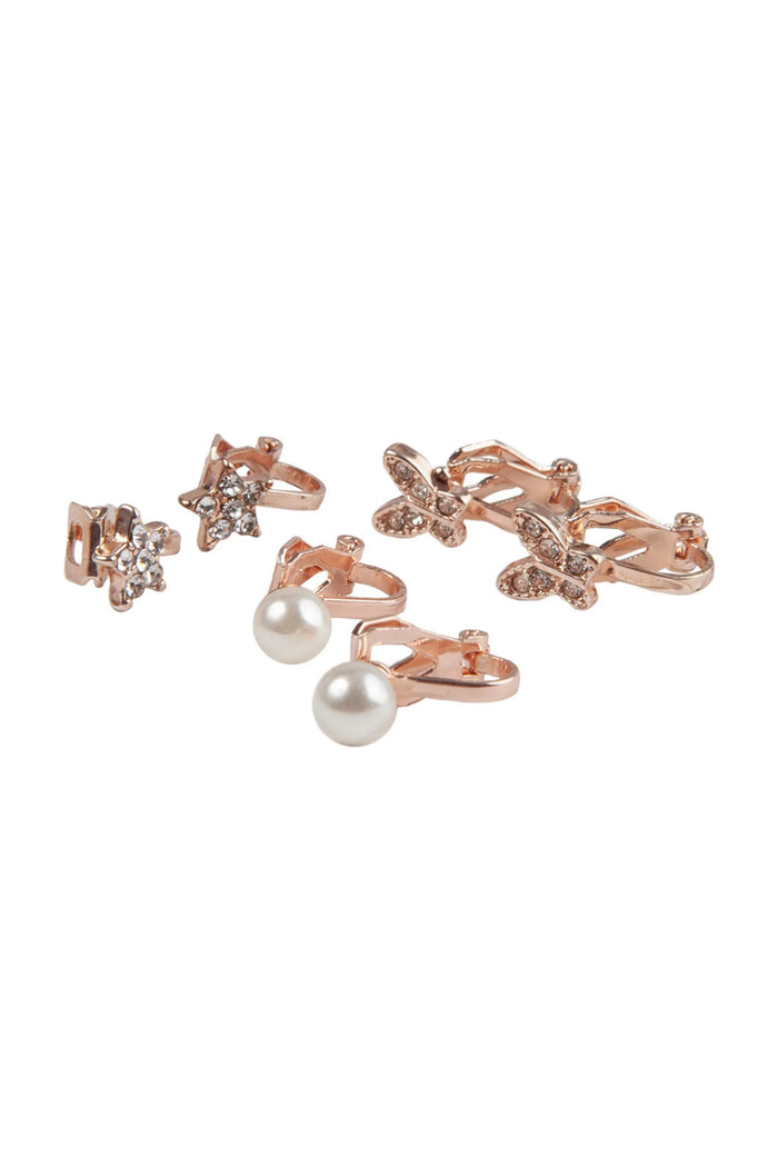 GREAT PRETENDERS BOUTIQUE DAZZLE CLIP ON EARRINGS