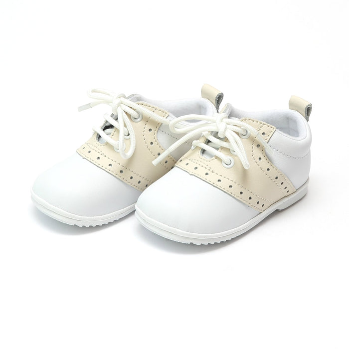 LAMOUR AUSTIN OXFORD WHITE WITH BEIGE