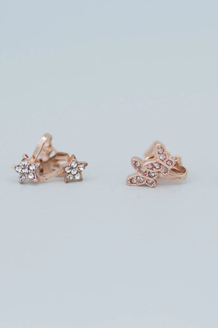 GREAT PRETENDERS BOUTIQUE DAZZLE CLIP ON EARRINGS