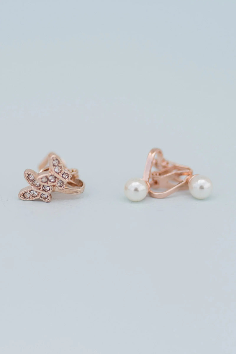 GREAT PRETENDERS BOUTIQUE DAZZLE CLIP ON EARRINGS