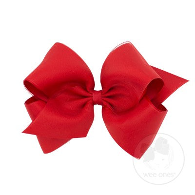 WEE ONES OVERLAY RED BOW