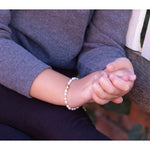 CHERISHED MOMENTS WILLOW GOLD PLATED PEARL BRACELET