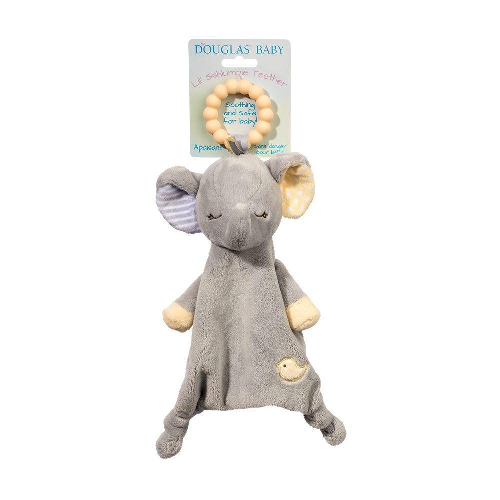 DOUGLAS JOEY GRAY ELEPHANT LIL TEETHER