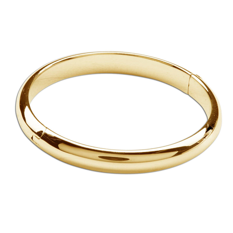 CHERISHED MOMENTS 14K GOLD PLATED BANGLE BRACELET