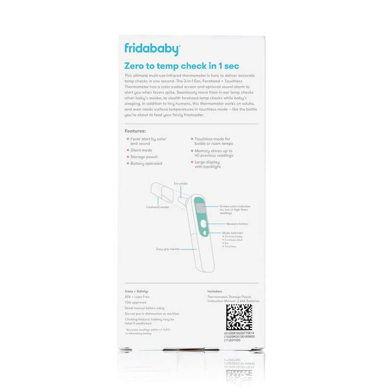 FRIDABABY 3 IN 1 EAR FOREHEAD + TOUCHLESS THEROMETER