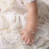 CHERISHED MOMENTS WILLOW GOLD PLATED PEARL BRACELET