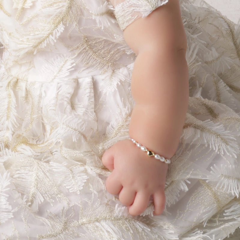 CHERISHED MOMENTS WILLOW GOLD PLATED PEARL BRACELET