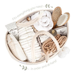 FEPHAS COTTON ROPE DIAPER CADDY BEIGE