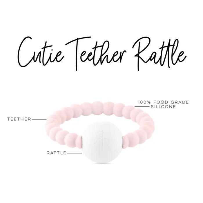 RYAN & ROSE CUTIE TEETHER RATTLE PINK