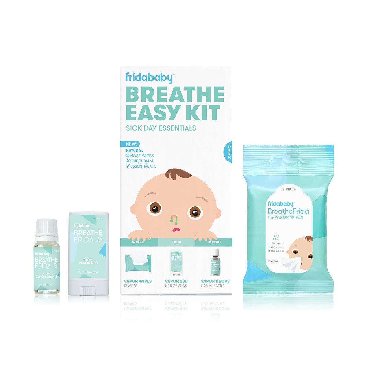 FRIDABABY BREATHE EASY SICK DAY ESSENTIALS KIT