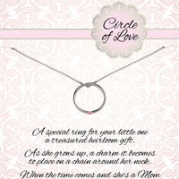 CHERISHED MOMENTS CIRCLE OF LOVE KEEPSAKE NECKLACE