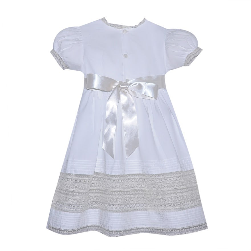 PHOENIX & REN WHITE ROSARY DRESS