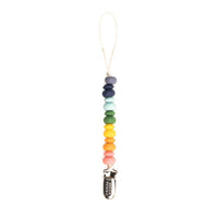 BELLA TUNNO PACIFIER CLIP RAINBOW MULTI