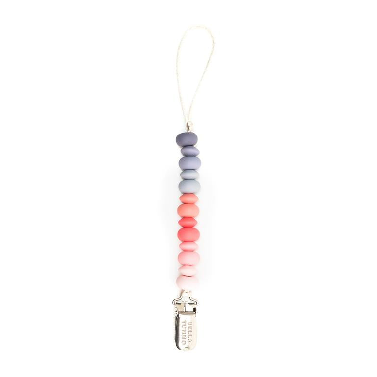 BELLA TUNNO PACIFIER CLIP GIRL MULTI