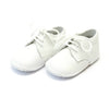 LAMOUR JAMES BOY'S LEATHER LACE UP WHITE (BABY)