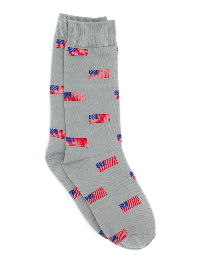 PROPERLY TIED LUCKY DUCKS SOCK AMERICAN FLAG