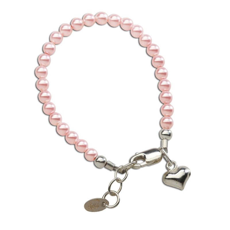 CHERISHED MOMENTS SERENITY 2 PINK STERLING SILVER BRACELETS