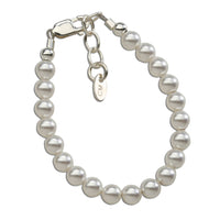 CHERISHED MOMENTS SERENITY STERLING SILVER PEARL BRACELET