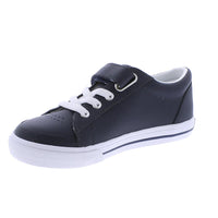 FOOTMATES REESE NAVY LEATHER.