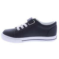 FOOTMATES REESE NAVY LEATHER.