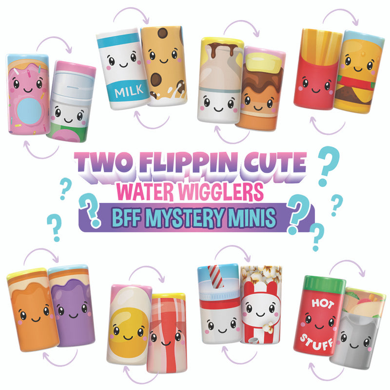 TOP TRENZ TWO FLIPPIN CUTE REVERSIBLE WATER WIGGLER MYSTERY PACK