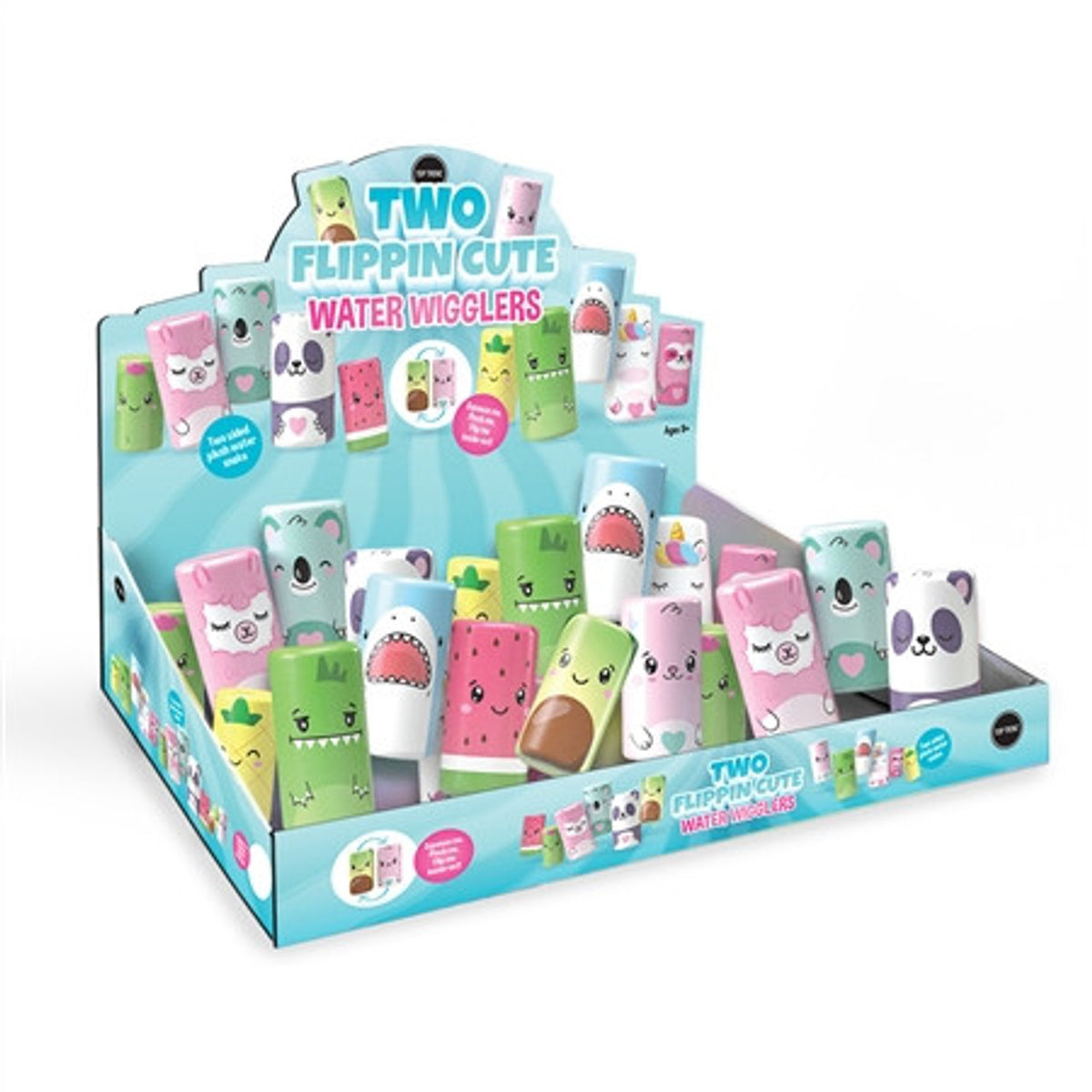 TOP TRENZ TWO FLIPPIN CUTE PLUSH WATER WIGGLERS