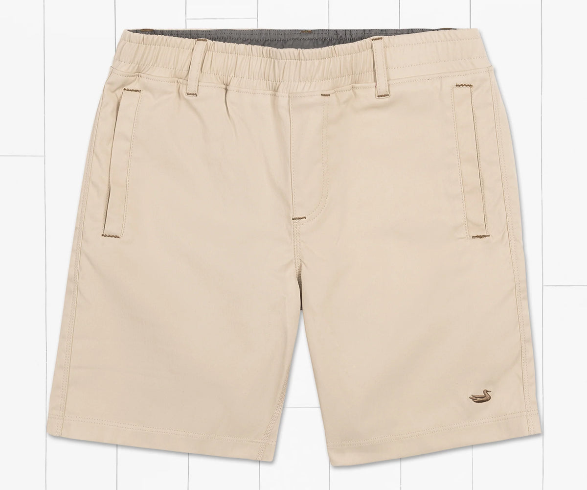 SOUTHERN MARSH YOUTH BILLFISH LINED PERFORMANCE SHORT KHAKI