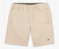 SOUTHERN MARSH YOUTH BILLFISH LINED PERFORMANCE SHORT KHAKI