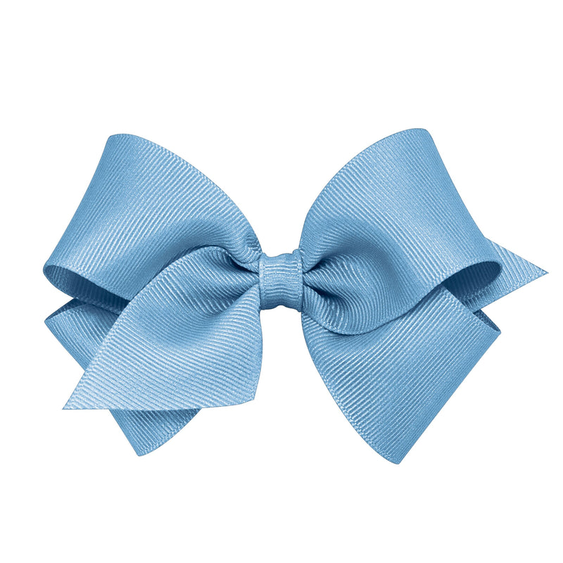 WEE ONES GROSGRAIN FRENCH BLUE BOW FBL