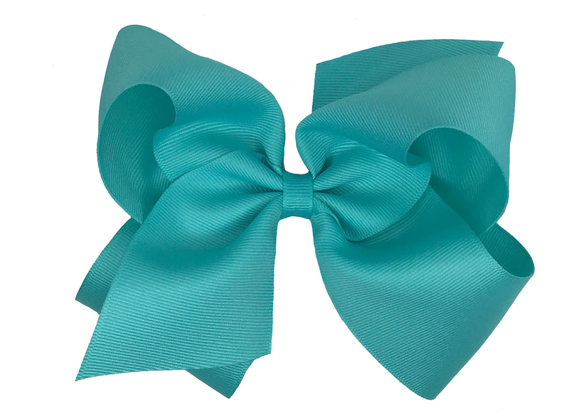 WEE ONES GROSGRAIN NAVAJO TURQUOISE BOW NVT