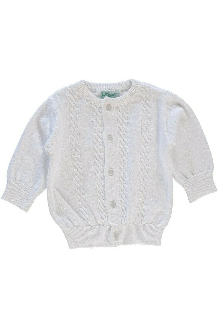 JULIUS BERGER BABY CARIDGAN CABLE COTTON