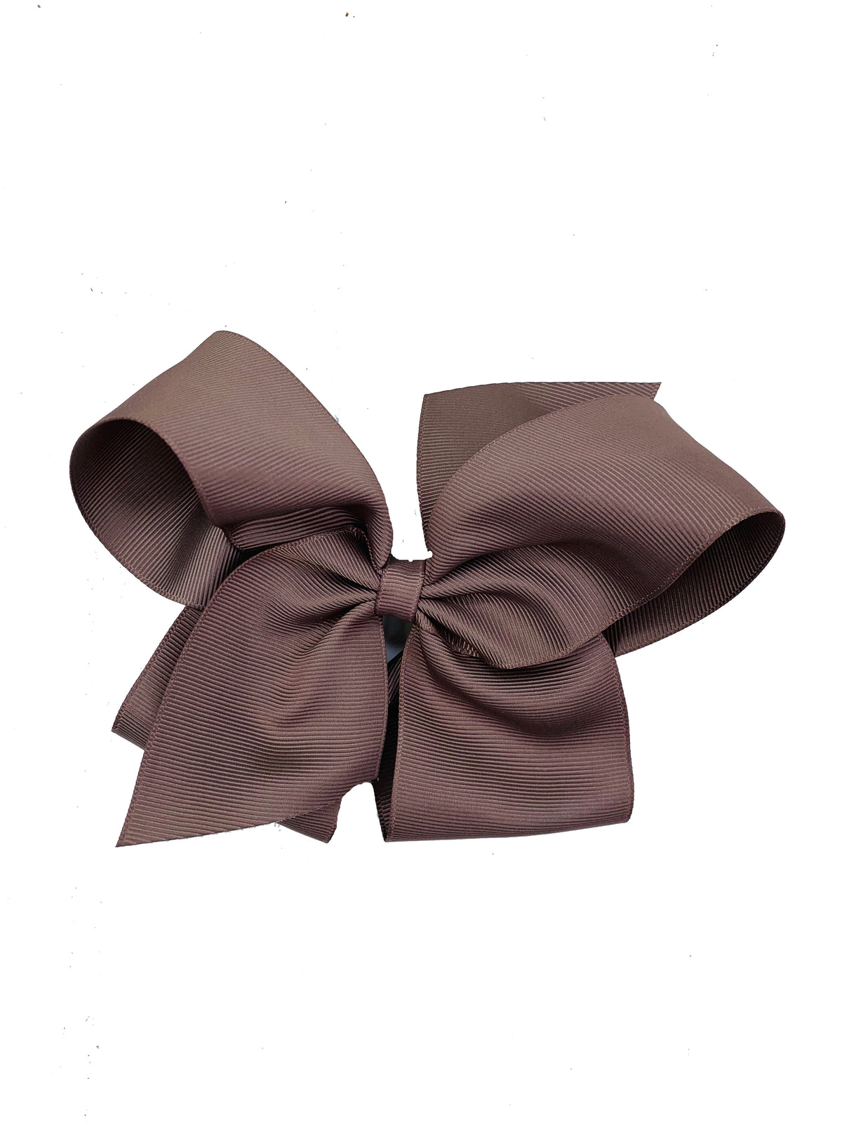 WEE ONES GROSGRAIN CHOCOLATE BOW CHO