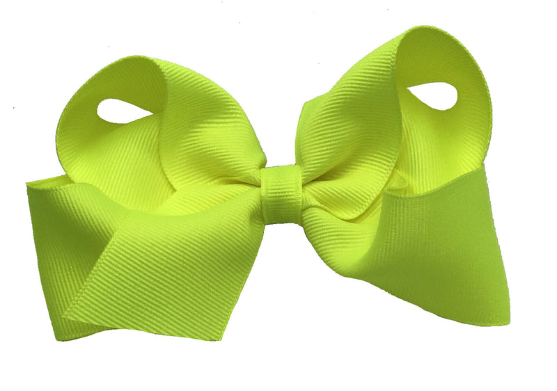 WEE ONES GROSGRAIN ANSI YELLOW BOW ANS