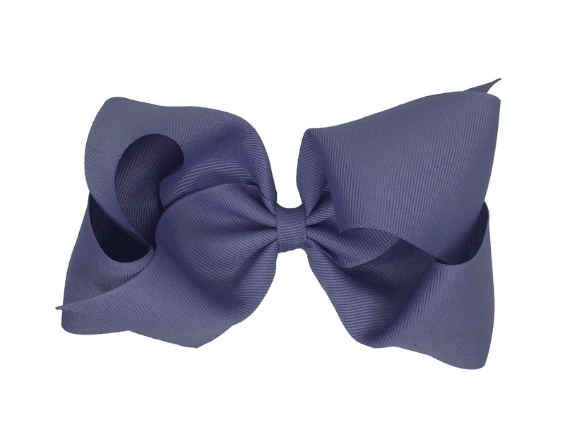 WEE ONES GROSGRAIN TROPIC LILAC BOW TRP