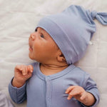 KYTE BABY KNOTTED CAP IN SLATE