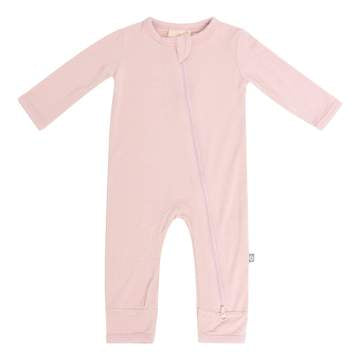 KYTE BABY ZIPPERED ROMPER BLUSH