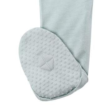 KYTE BABY ZIPPERED FOOTIE SAGE