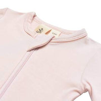 KYTE BABY ZIPPERED ROMPER BLUSH