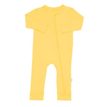 KYTE BABY ZIPPERED ROMPER BUTTER LE