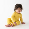 KYTE BABY ZIPPERED ROMPER BUTTER LE