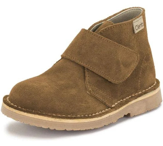 CIENTA SHOES 1051065.21 TAN SUEDE VELCRO BOOT